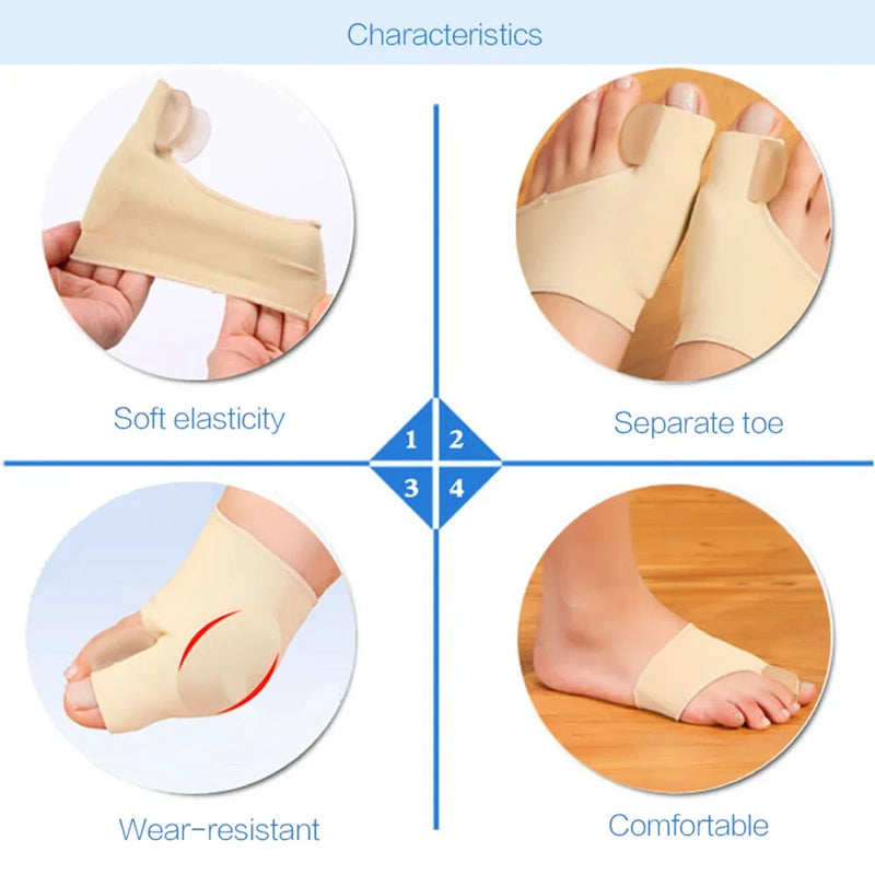 JoanetePlus Par de super meias corretoras ortopédicas, simples e fácil